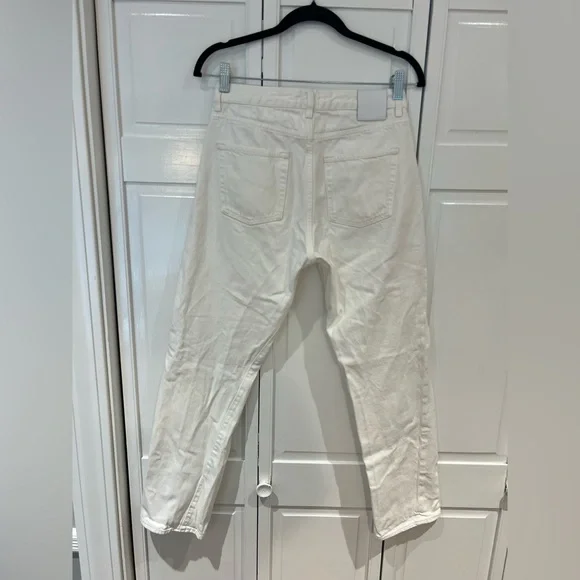 EUC Toteme Twisted Seam Denim Jeans in Off-White *new, still on website* - Picture 7 of 10
